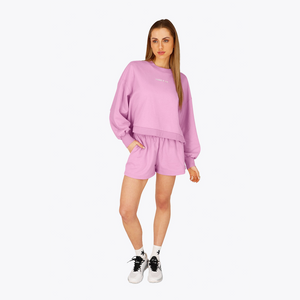 Osaka Women Cropped Sweater #BegoniaPink