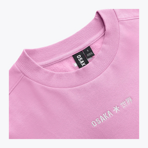 Osaka Women Cropped Sweater #BegoniaPink
