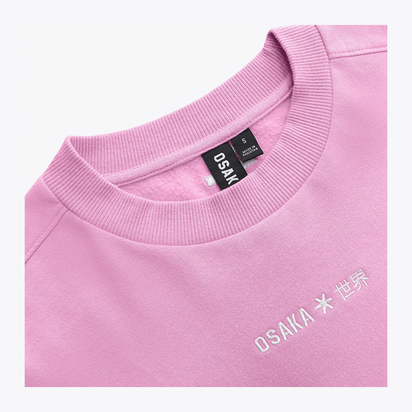 Osaka Women Cropped Sweater #BegoniaPink