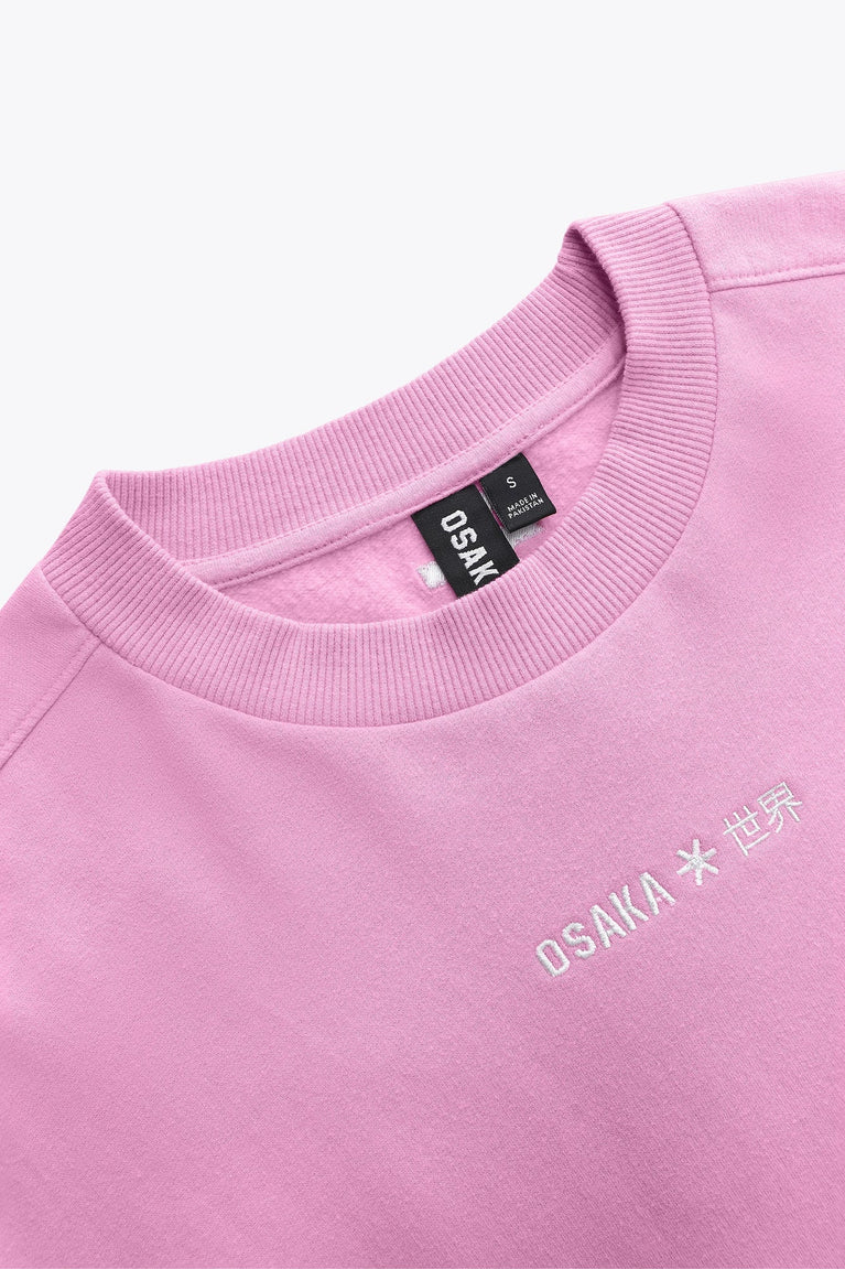 Osaka Women Cropped Sweater | Begonia Pink