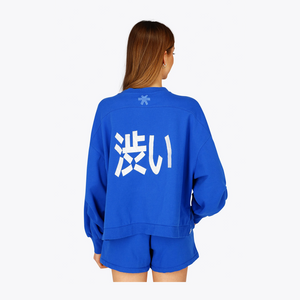 Osaka Women Cropped Sweater #PrincessBlue