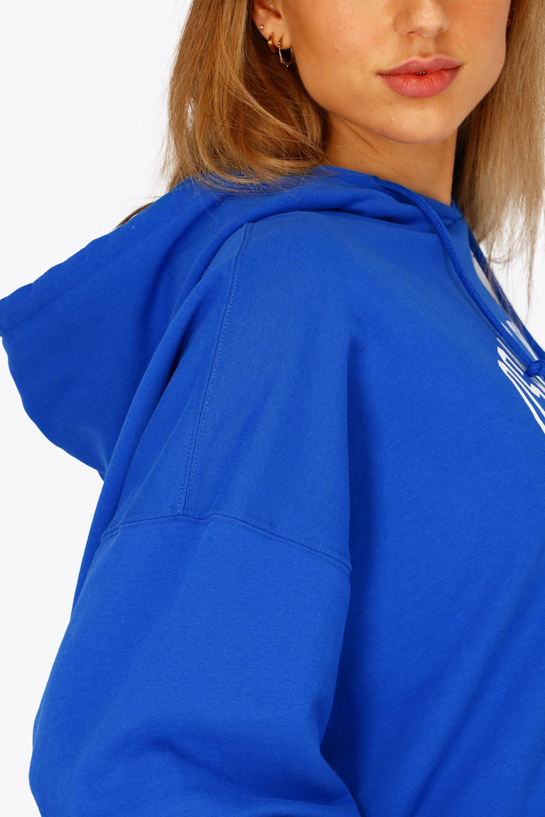 Osaka Women Cropped Hoodie | Princess Blue