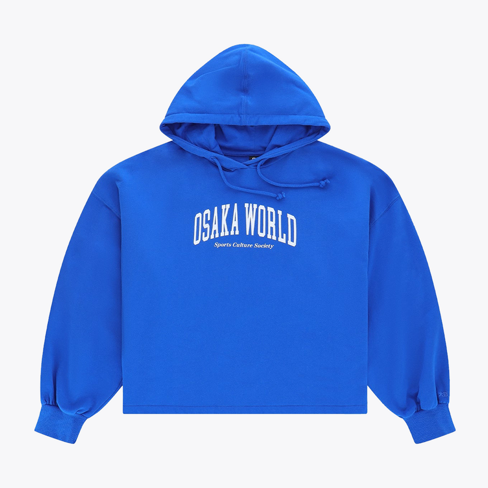 Osaka Women Cropped Hoodie #PincessBlue