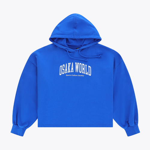 Osaka Women Cropped Hoodie #PincessBlue