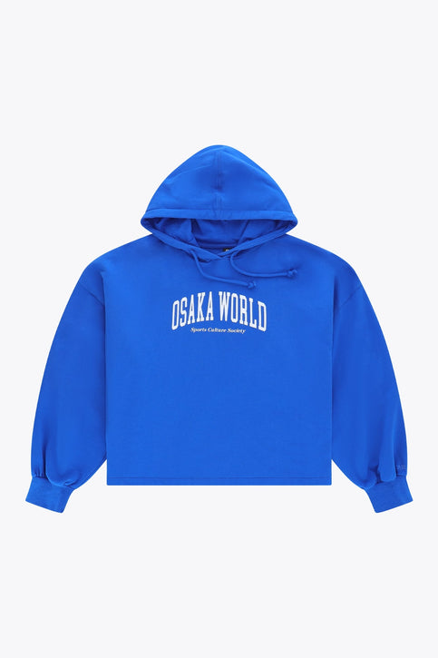 Osaka Women Cropped Hoodie | Princess Blue