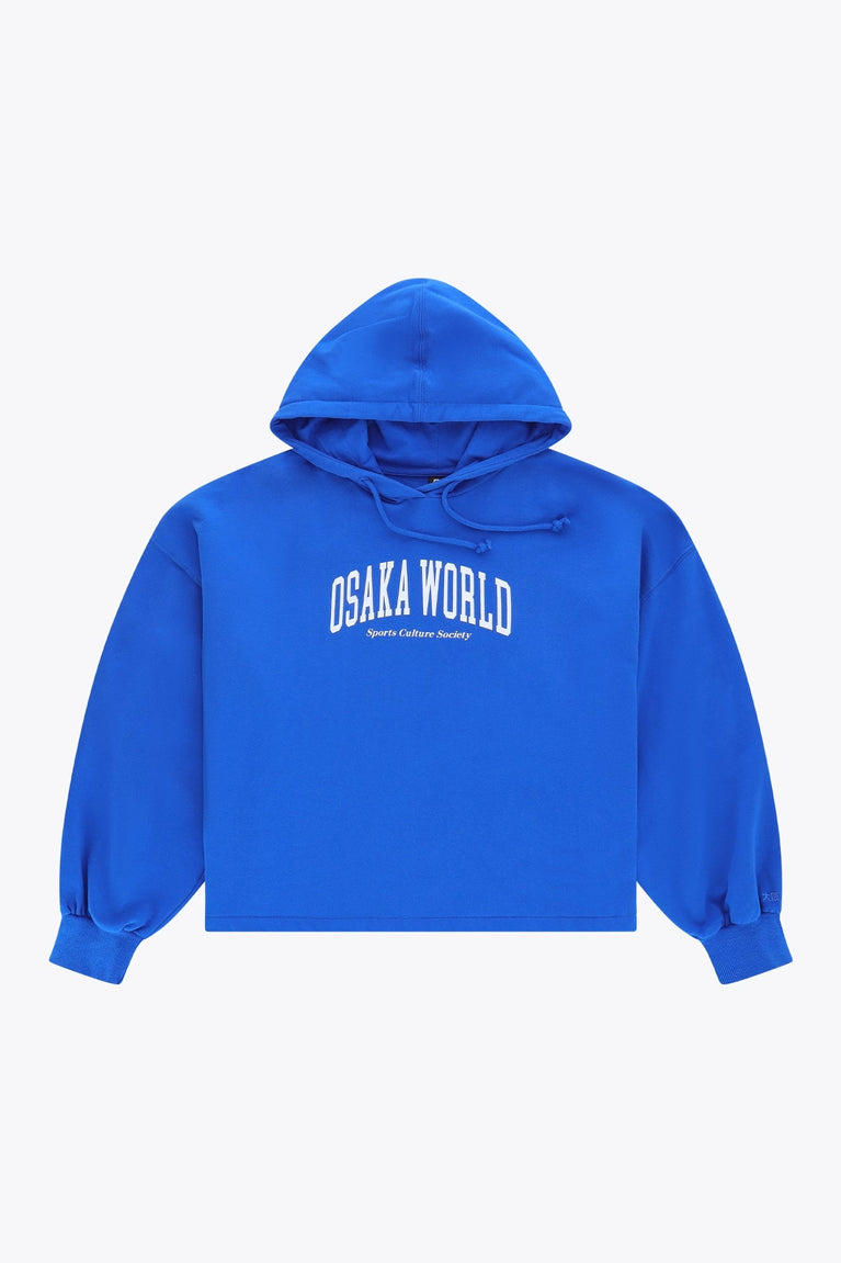 Osaka Women Cropped Hoodie | Princess Blue