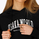 Osaka Women Cropped Hoodie | Black