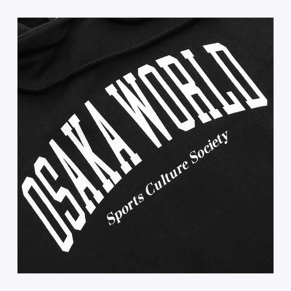 Osaka Women Cropped Hoodie #Black