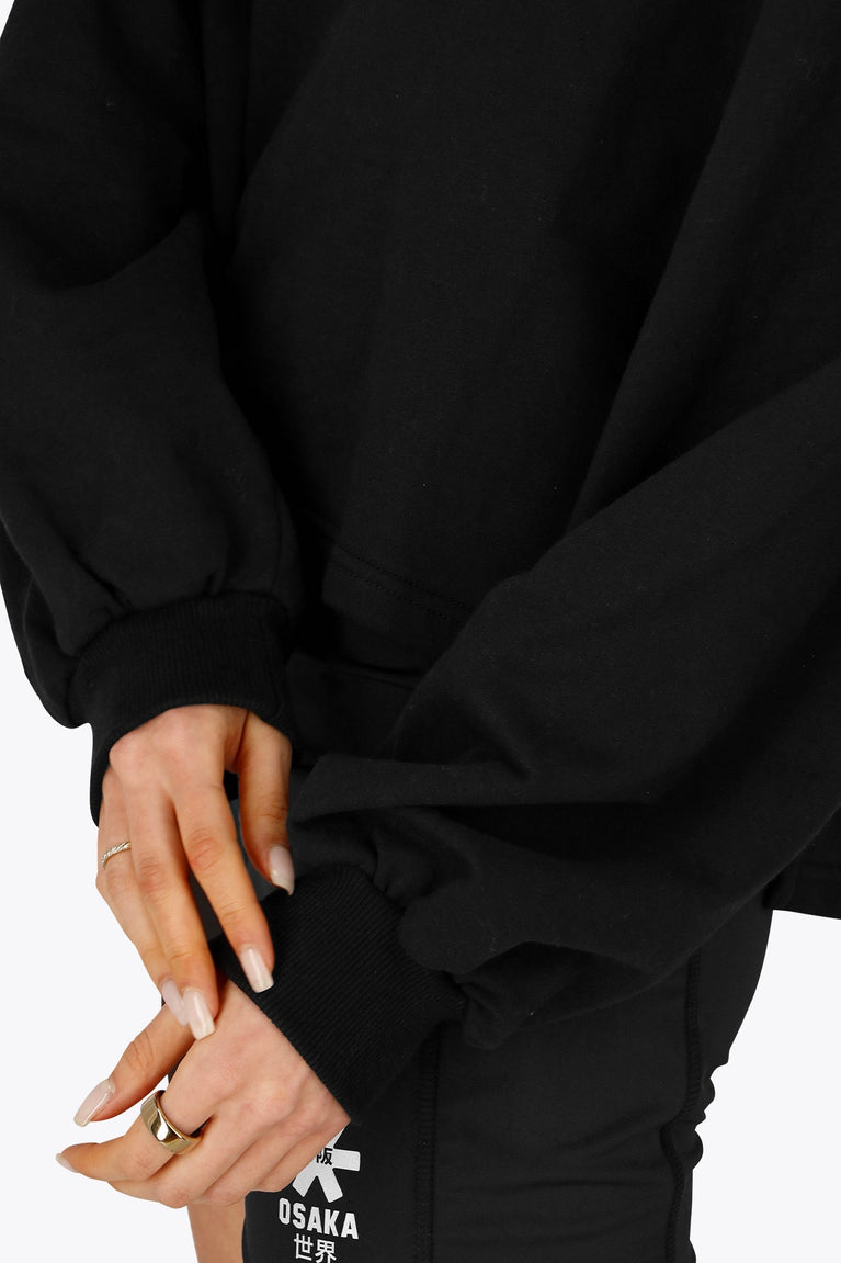 Osaka Women Cropped Hoodie | Black