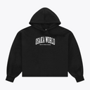 Osaka Women Cropped Hoodie #Black