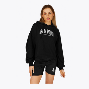 Osaka Women Cropped Hoodie #Black