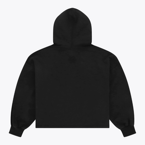 Osaka Women Cropped Hoodie #Black