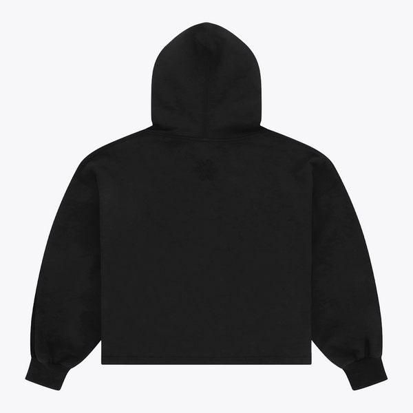 Osaka Women Cropped Hoodie #Black