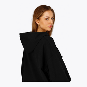 Osaka Women Cropped Hoodie #Black