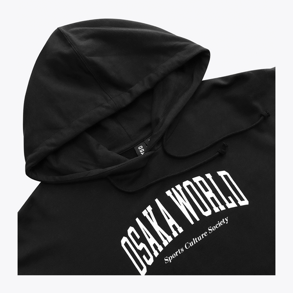 Osaka Women Cropped Hoodie #Black