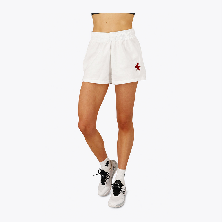 Osaka Women Shorts #White | front of short on model