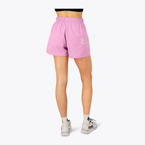 Osaka Women Shorts #BegoniaPink | back of short on model