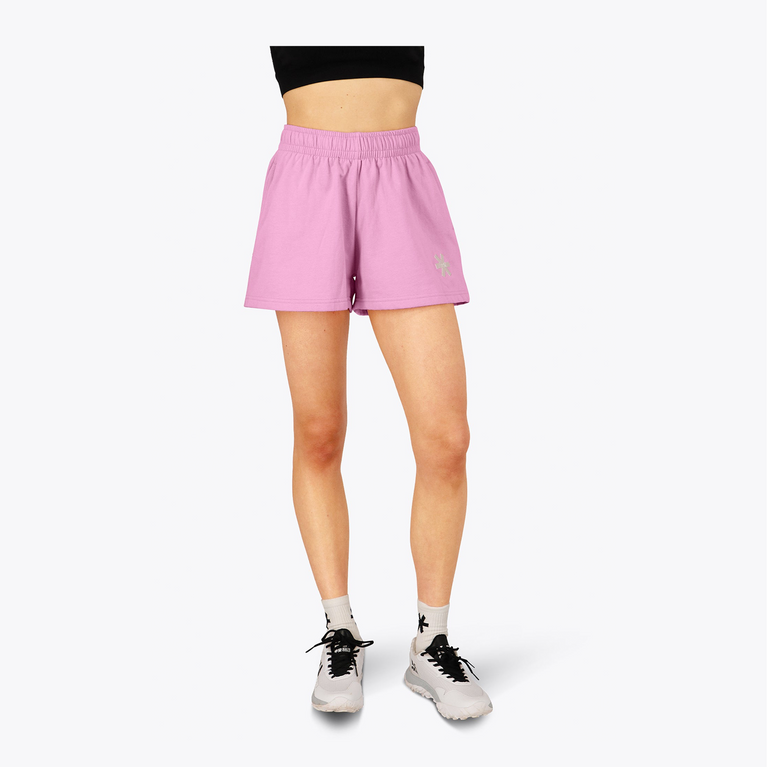 Osaka Women Shorts #BegoniaPink | front of short on model