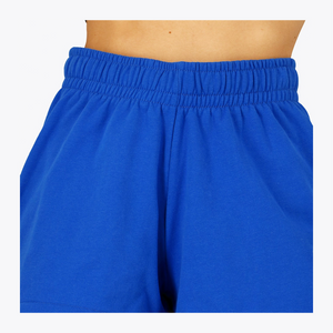 Osaka Women Shorts #PrincessBlue | waist of short on model