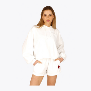 Osaka Women Cropped Hoodie #White