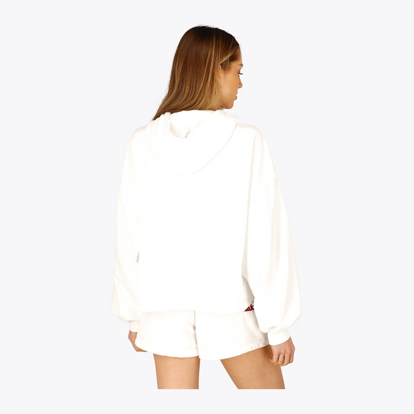 Osaka Women Cropped Hoodie #White