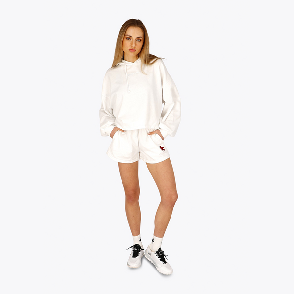Osaka Women Cropped Hoodie #White