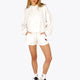 Osaka Women Cropped Hoodie | White
