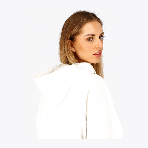 Osaka Women Cropped Hoodie #White
