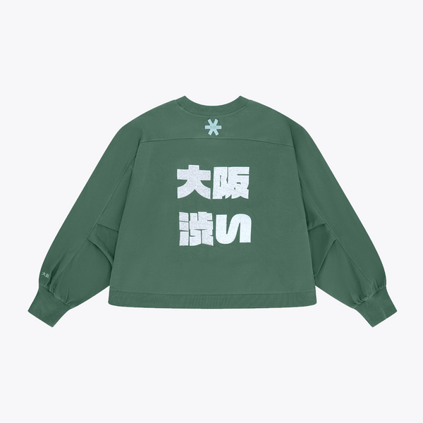 Osaka Women Cropped Sweater #BayouGreen