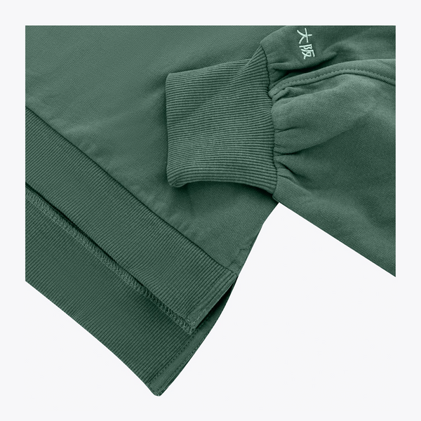 Osaka Women Cropped Sweater #BayouGreen