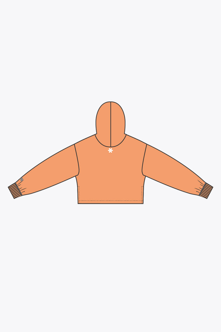 Osaka Women Cropped Hoodie - Logo | True Orange