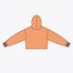 Osaka Women Cropped Hoodie - Logo | True Orange