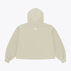Osaka Women Cropped Hoodie #WarmGrey