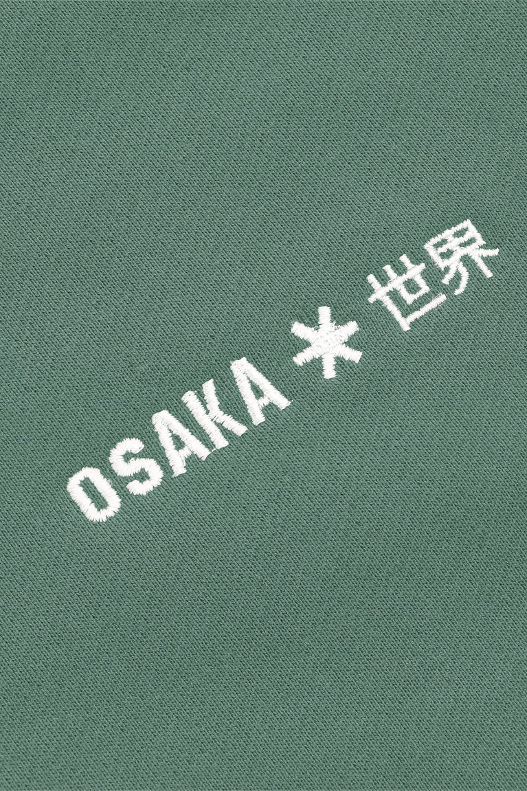 Osaka Women Cropped Half Zip Sweater | Bayou Green
