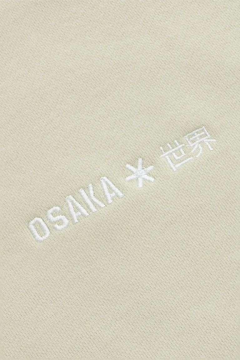 Osaka Women Cropped Half Zip Sweater | Warm Grey