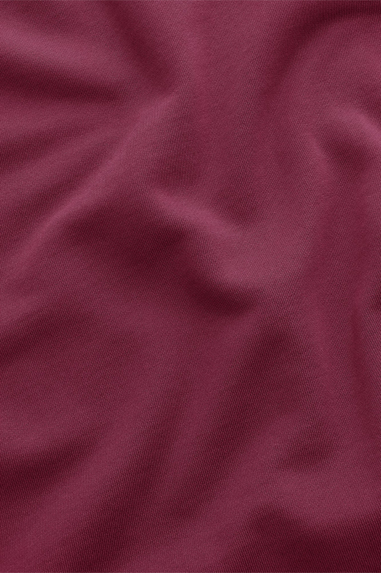 Osaka Women Cropped Half Zip Sweater | Cherry Lacquer