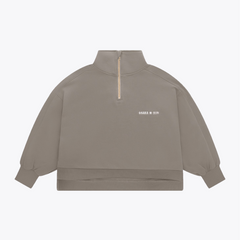 Osaka Women Cropped Half Zip Sweater #CloudBurst