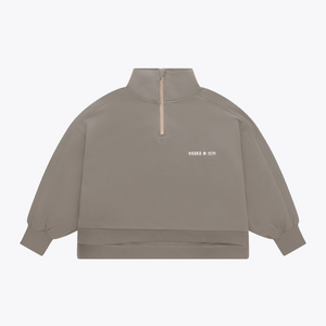 Osaka Women Cropped Half Zip Sweater #CloudBurst