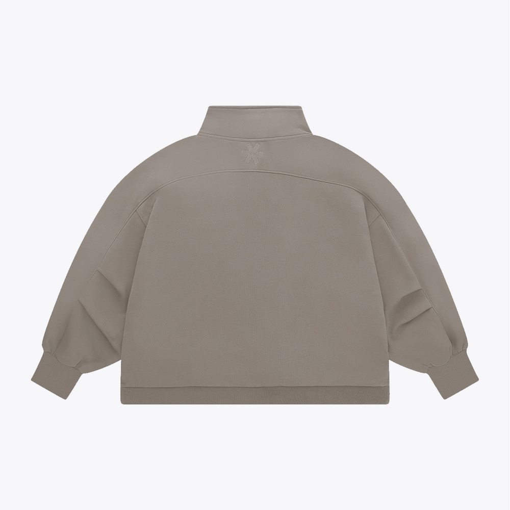 Osaka Women Cropped Half Zip Sweater #CloudBurst