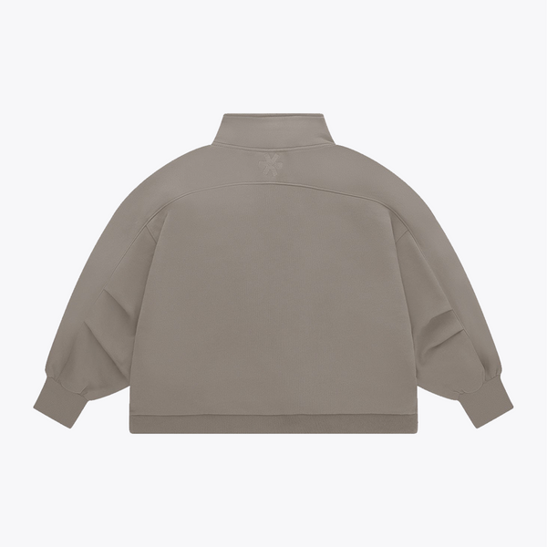 Osaka Women Cropped Half Zip Sweater #CloudBurst