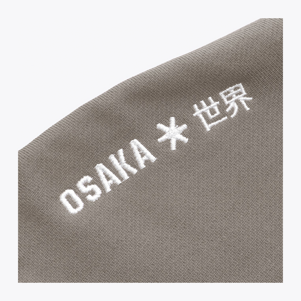 Osaka Women Cropped Full Zip Hoodie #Cloudburst