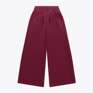 Osaka Women Wide Leg Sweatpants #CherryLacquer