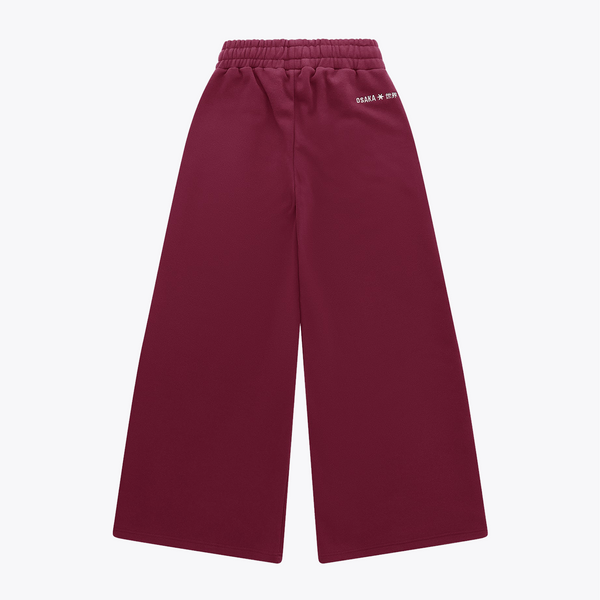 Osaka Women Wide Leg Sweatpants #CherryLacquer