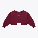 Osaka Women Crossed Back Sweater #CherryLacquer