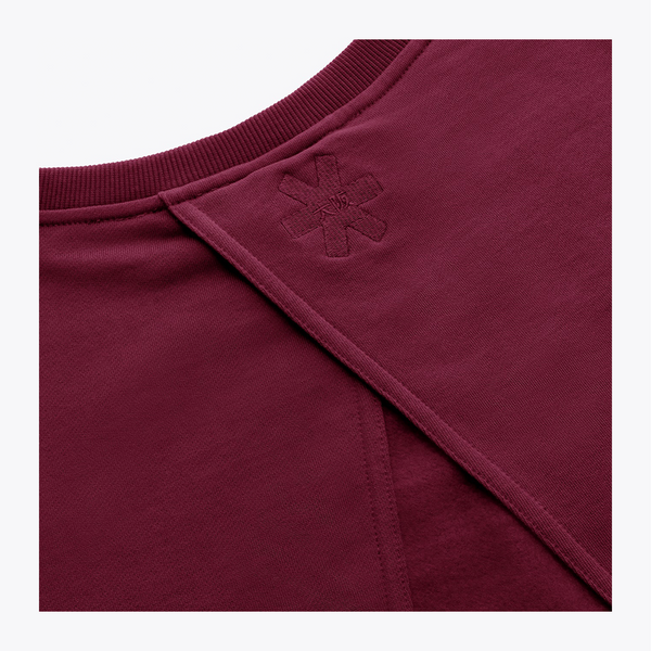 Osaka Women Crossed Back Sweater #CherryLacquer