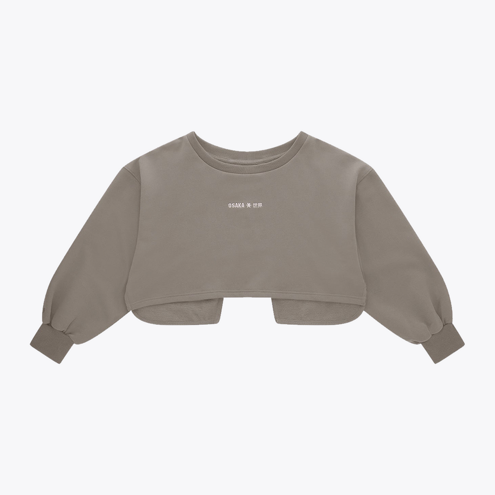 Osaka Women Crossed Back Sweater #Cloudburst