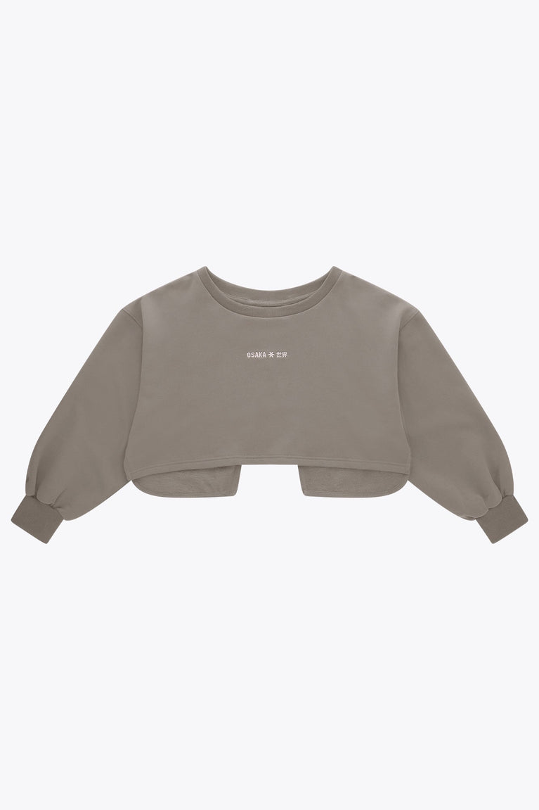 Osaka Women Crossed Back Sweater | Cloudburst