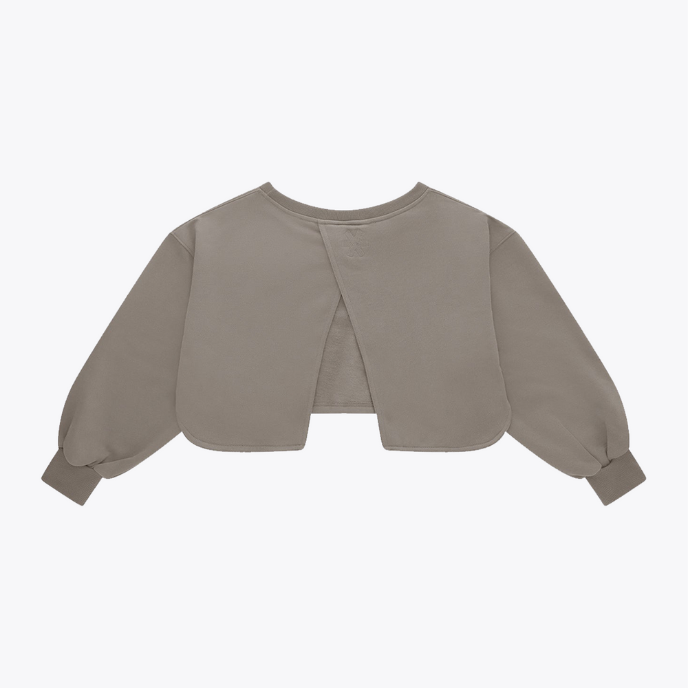 Osaka Women Crossed Back Sweater #Cloudburst
