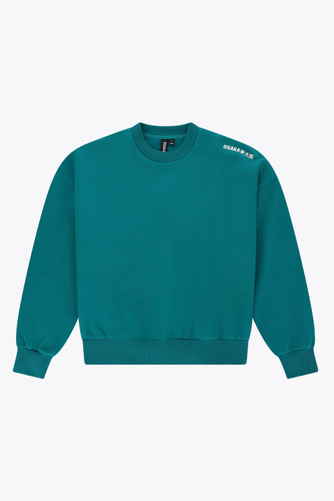 Osaka Men Boxy Sweater | Transformative Teal