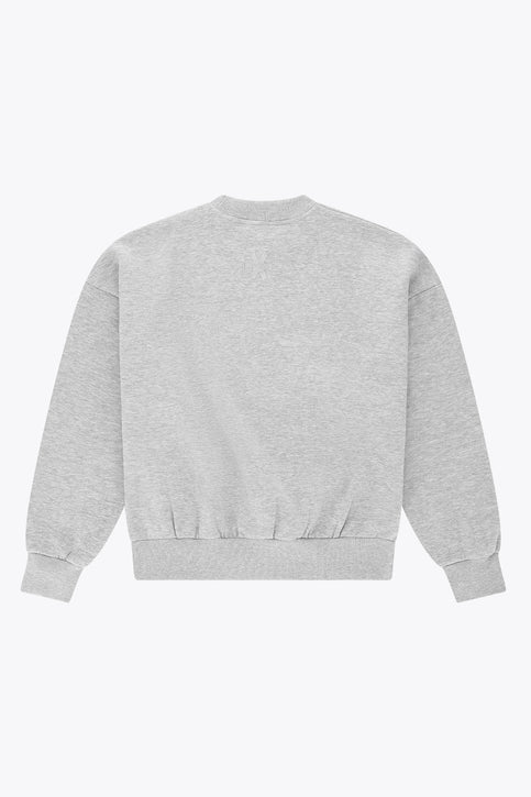 Osaka Men Boxy Sweater | Heather Grey